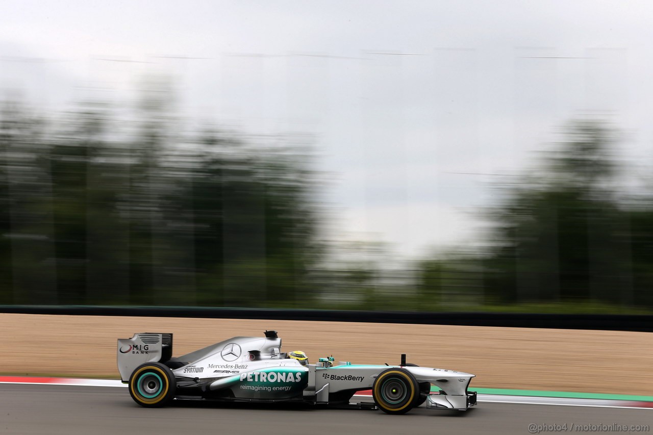 GP GERMANIA, 05.07.2013- Prove Libere 2, Nico Rosberg (GER) Mercedes AMG F1 W04 