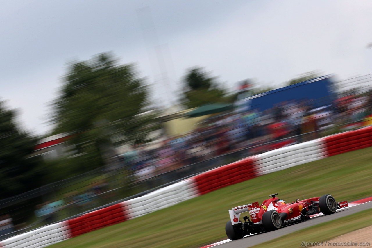 GP GERMANIA, 05.07.2013- Prove Libere 2, Fernando Alonso (ESP) Ferrari F138 