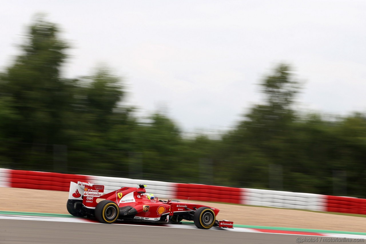 GP GERMANIA, 05.07.2013- Prove Libere 2, Felipe Massa (BRA) Ferrari F138 