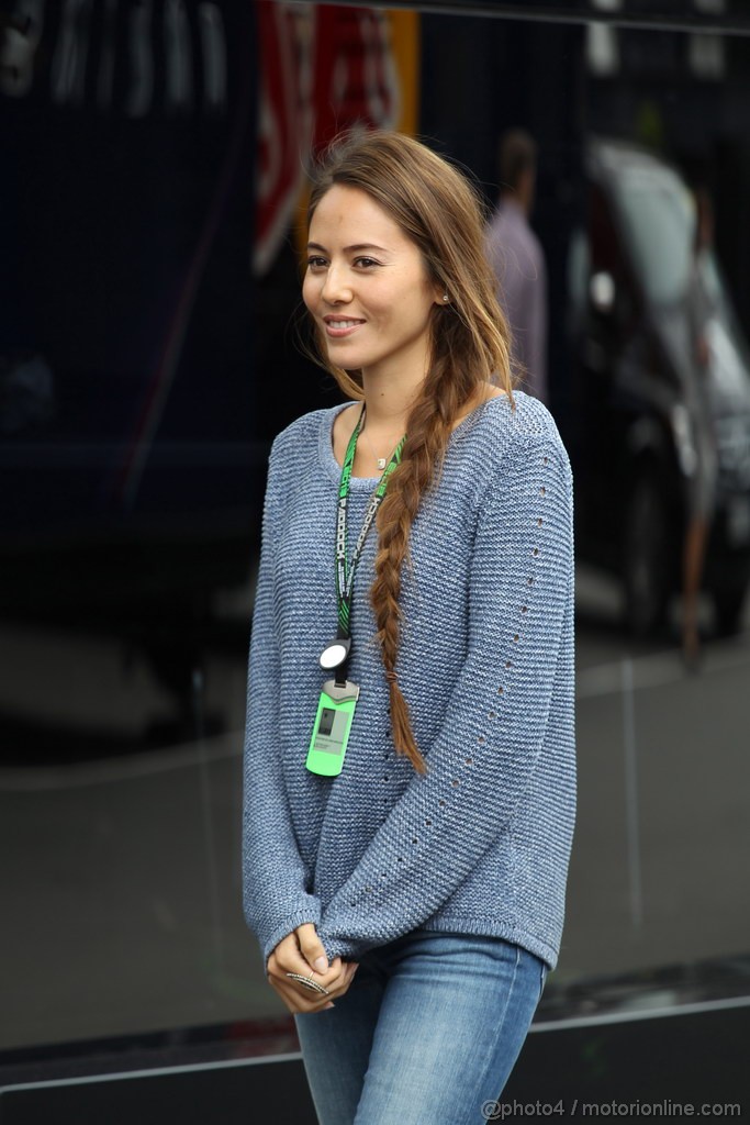 GP GERMANIA, 05.07.2013- Prove Libere 2, Jessica Michibata (GBR), girfriend of Jenson Button (GBR) 
