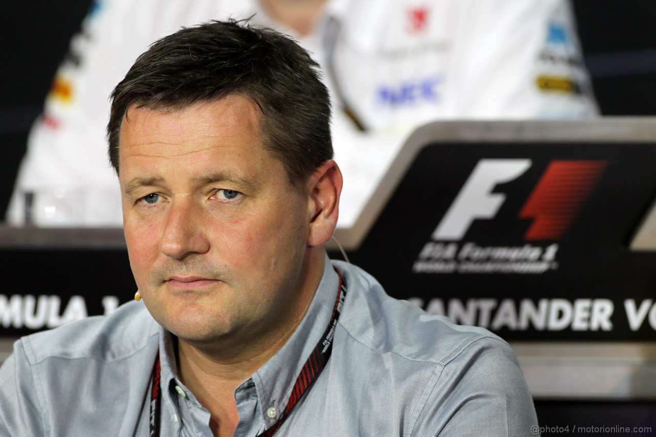 GP GERMANIA, 05.07.2013- Conferenza Stampa, Paul Hembery, Pirelli Motorspor Director 