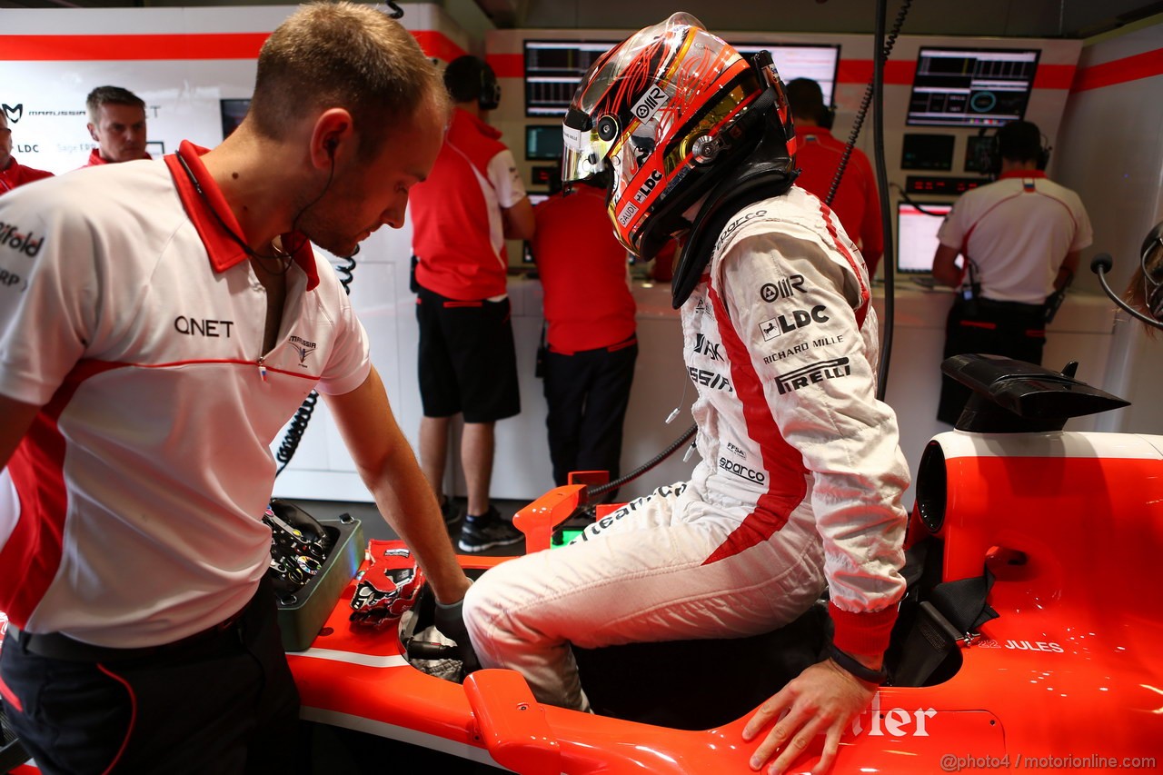 GP GERMANIA, 05.07.2013- Prove Libere 2, Jules Bianchi (FRA) Marussia F1 Team MR02