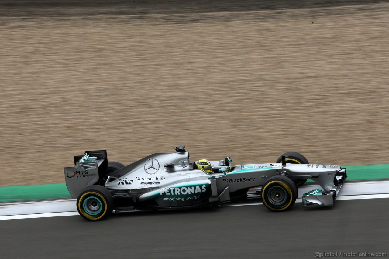 GP GERMANIA, 05.07.2013- Prove Libere 2, Nico Rosberg (GER) Mercedes AMG F1 W04 