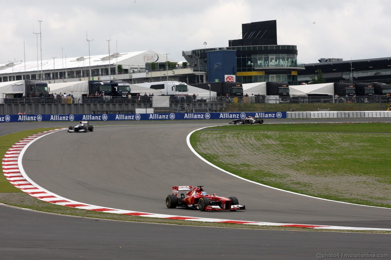 GP GERMANIA, 05.07.2013- Prove Libere 2, Fernando Alonso (ESP) Ferrari F138 