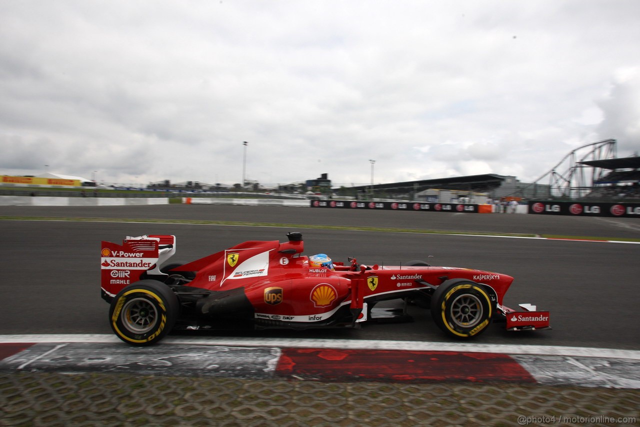 GP GERMANIA, 05.07.2013- Prove Libere 2, Fernando Alonso (ESP) Ferrari F138 