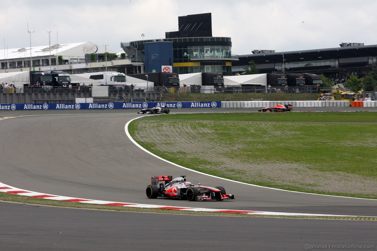 GP GERMANIA, 05.07.2013- Prove Libere 2, Jenson Button (GBR) McLaren Mercedes MP4-28 