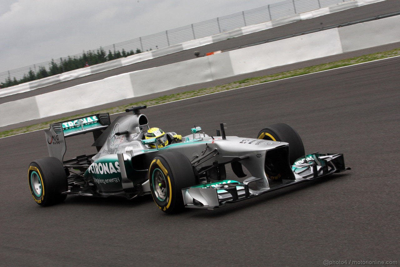GP GERMANIA, 05.07.2013- Prove Libere 2, Nico Rosberg (GER) Mercedes AMG F1 W04 