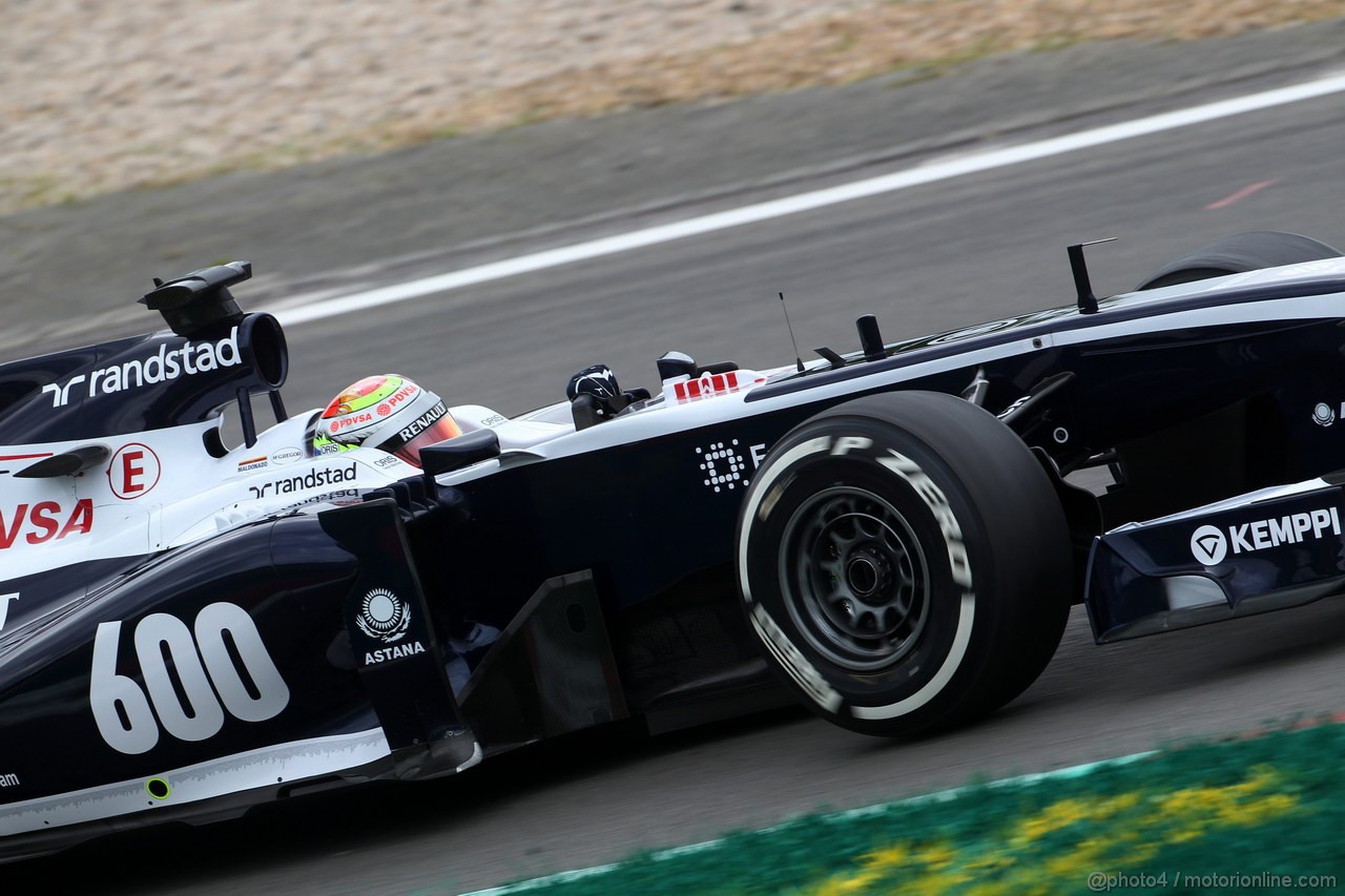 GP GERMANIA, 05.07.2013- Prove Libere 2, Pastor Maldonado (VEN) Williams F1 Team FW35 