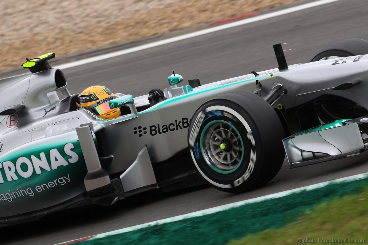 GP GERMANIA, 05.07.2013- Prove Libere 2, Lewis Hamilton (GBR) Mercedes AMG F1 W04 