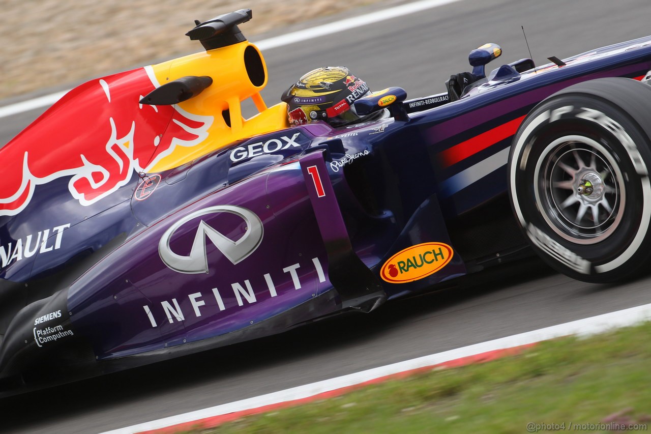 GP GERMANIA, 05.07.2013- Prove Libere 2, Sebastian Vettel (GER) Red Bull Racing RB9 