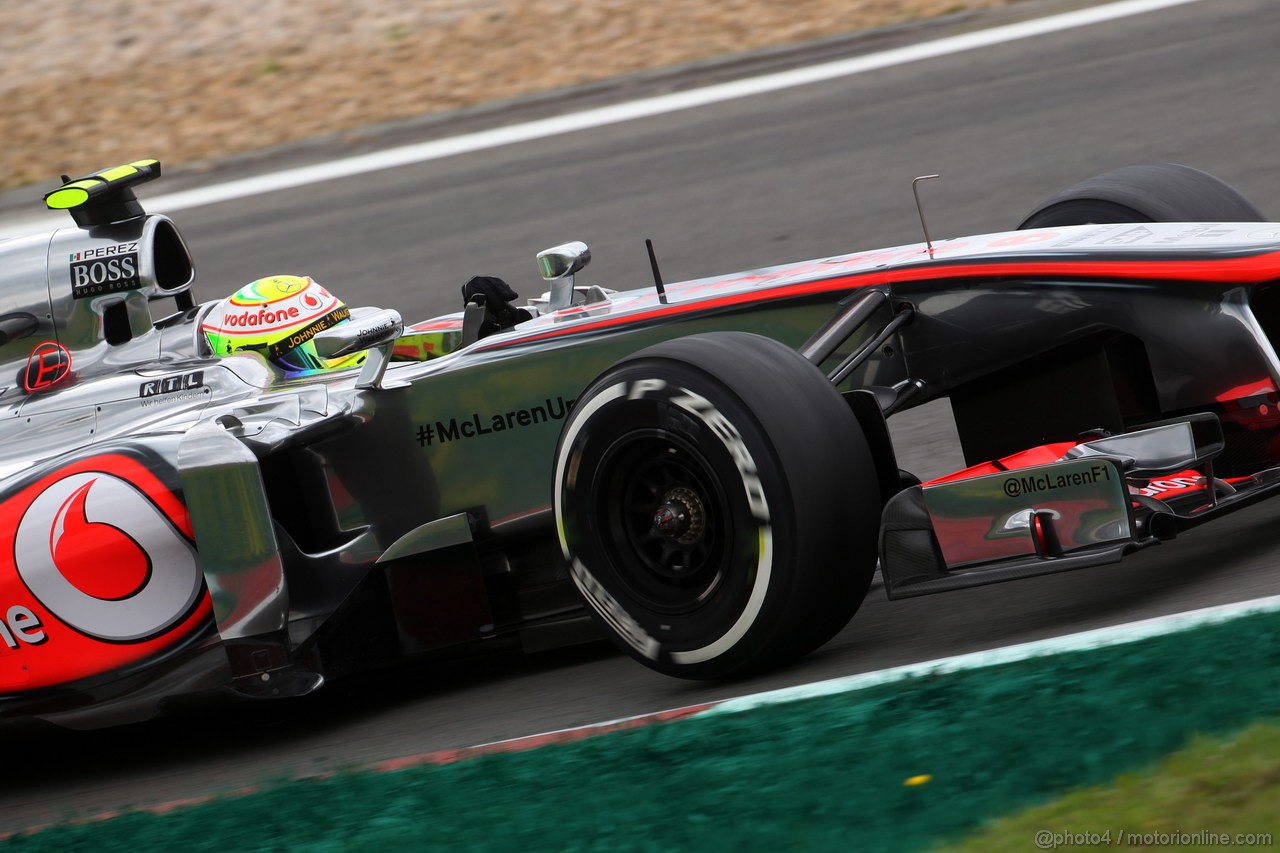 GP GERMANIA, 05.07.2013- Prove Libere 2, Sergio Perez (MEX) McLaren MP4-28 