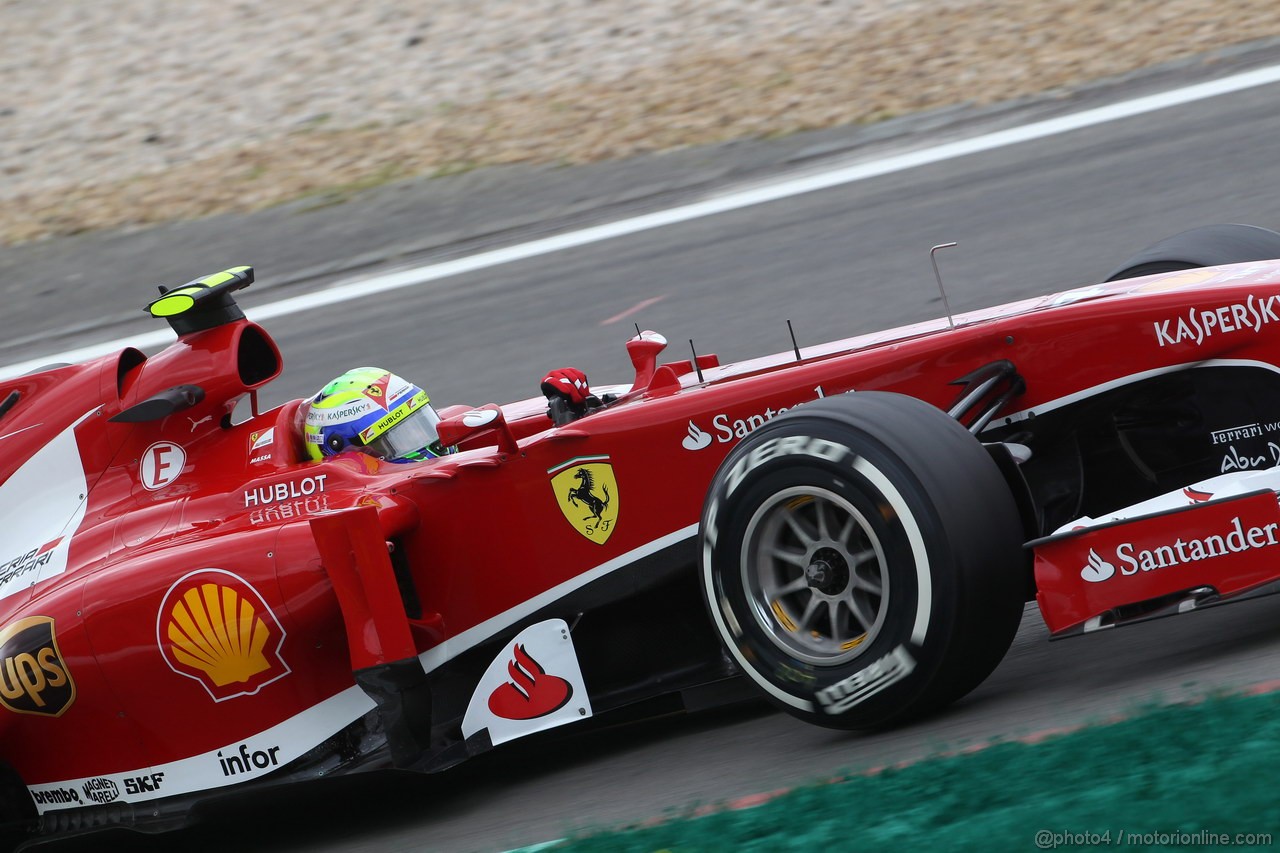GP GERMANIA, 05.07.2013- Prove Libere 2, Felipe Massa (BRA) Ferrari F138 