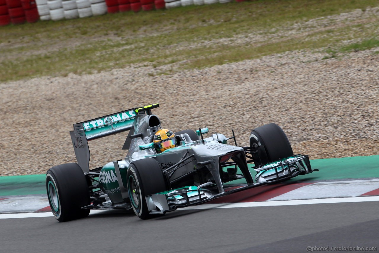 GP GERMANIA, 05.07.2013- Prove Libere 2, Lewis Hamilton (GBR) Mercedes AMG F1 W04 