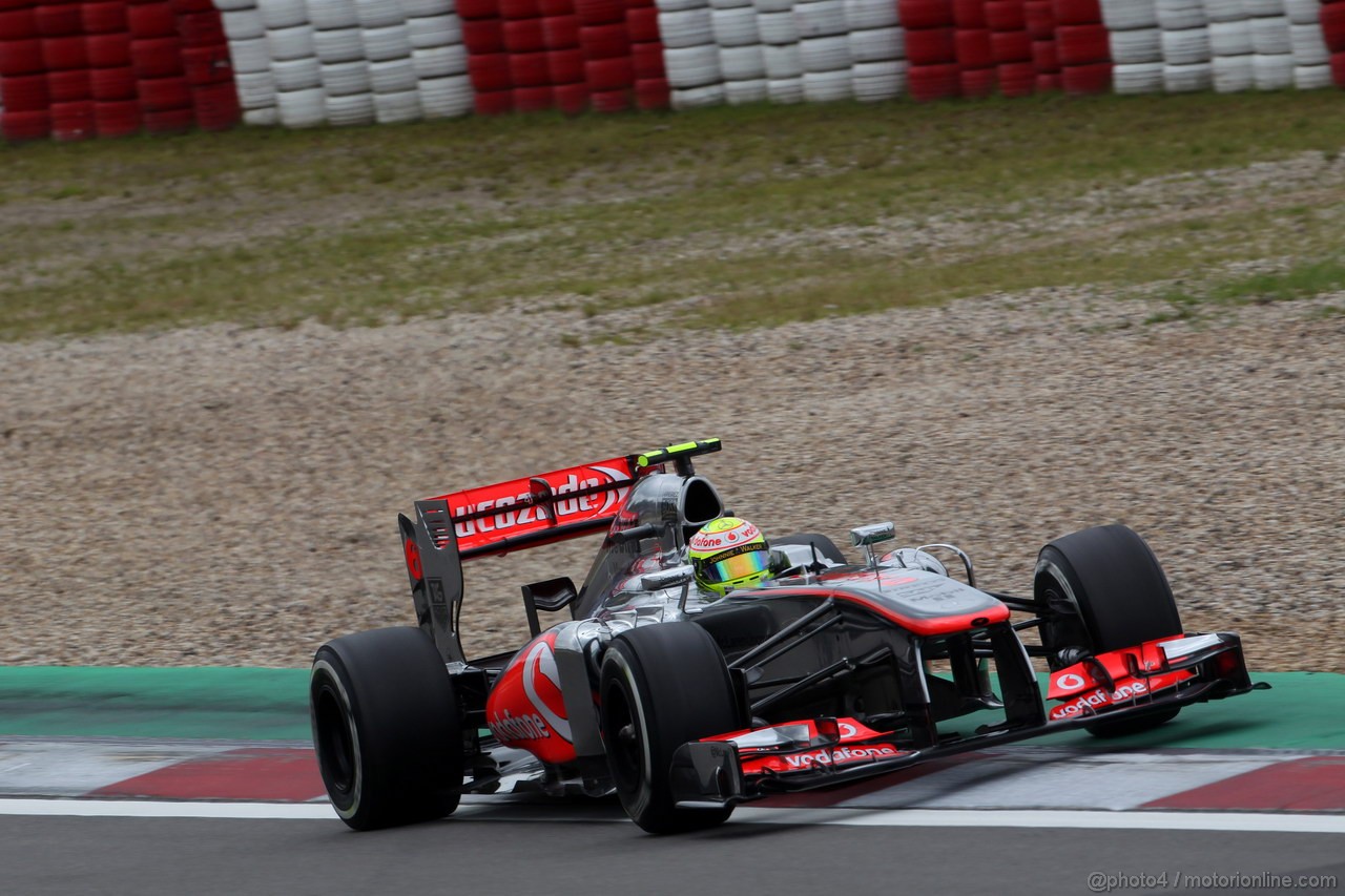 GP GERMANIA, 05.07.2013- Prove Libere 2, Sergio Perez (MEX) McLaren MP4-28 
