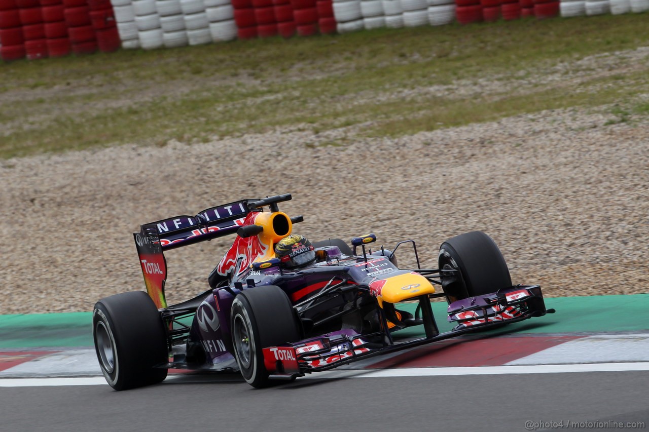 GP GERMANIA, 05.07.2013- Prove Libere 2, Sebastian Vettel (GER) Red Bull Racing RB9 