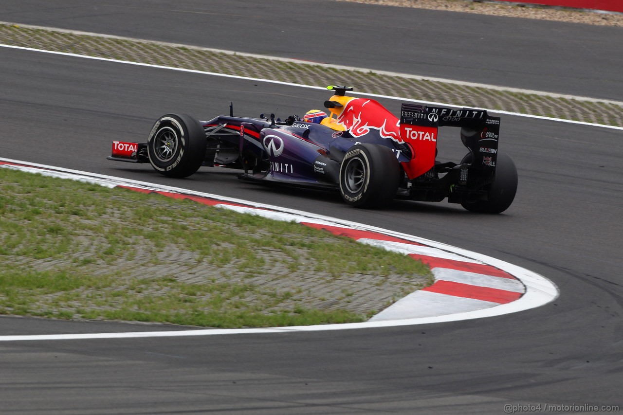 GP GERMANIA, 05.07.2013- Prove Libere 2, Mark Webber (AUS) Red Bull Racing RB9 