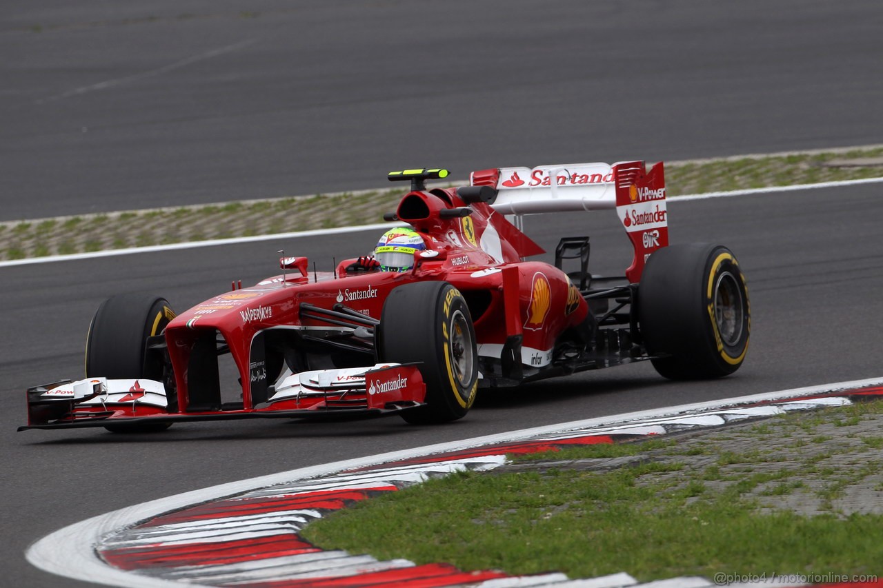 GP GERMANIA, 05.07.2013- Prove Libere 2, Felipe Massa (BRA) Ferrari F138 