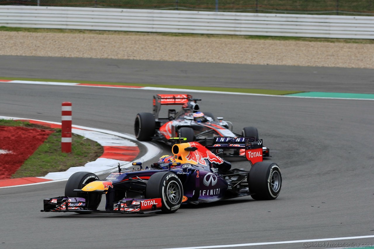 GP GERMANIA, 05.07.2013- Prove Libere 2, Mark Webber (AUS) Red Bull Racing RB9 