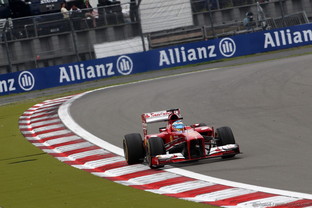 GP GERMANIA, 05.07.2013- Prove Libere 2, Fernando Alonso (ESP) Ferrari F138 