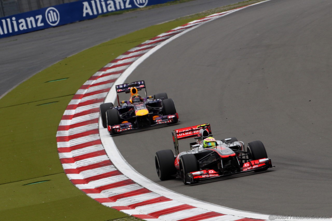 GP GERMANIA, 05.07.2013- Prove Libere 2, Sergio Perez (MEX) McLaren MP4-28 
