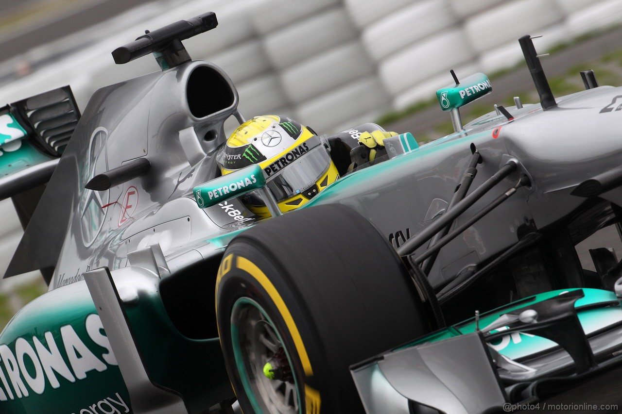 GP GERMANIA, 05.07.2013- Prove Libere 2, Nico Rosberg (GER) Mercedes AMG F1 W04 