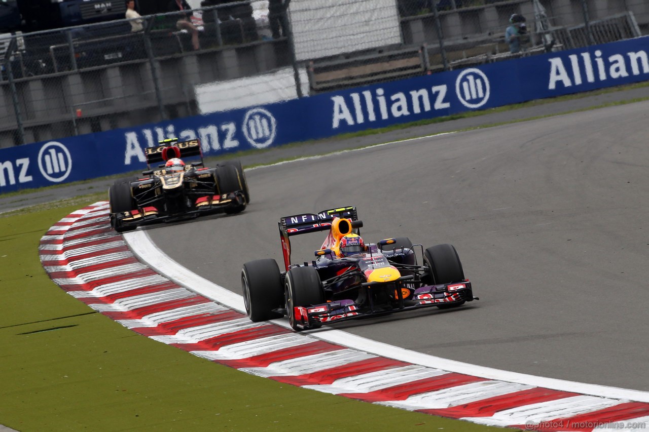 GP GERMANIA, 05.07.2013- Prove Libere 2, Mark Webber (AUS) Red Bull Racing RB9 