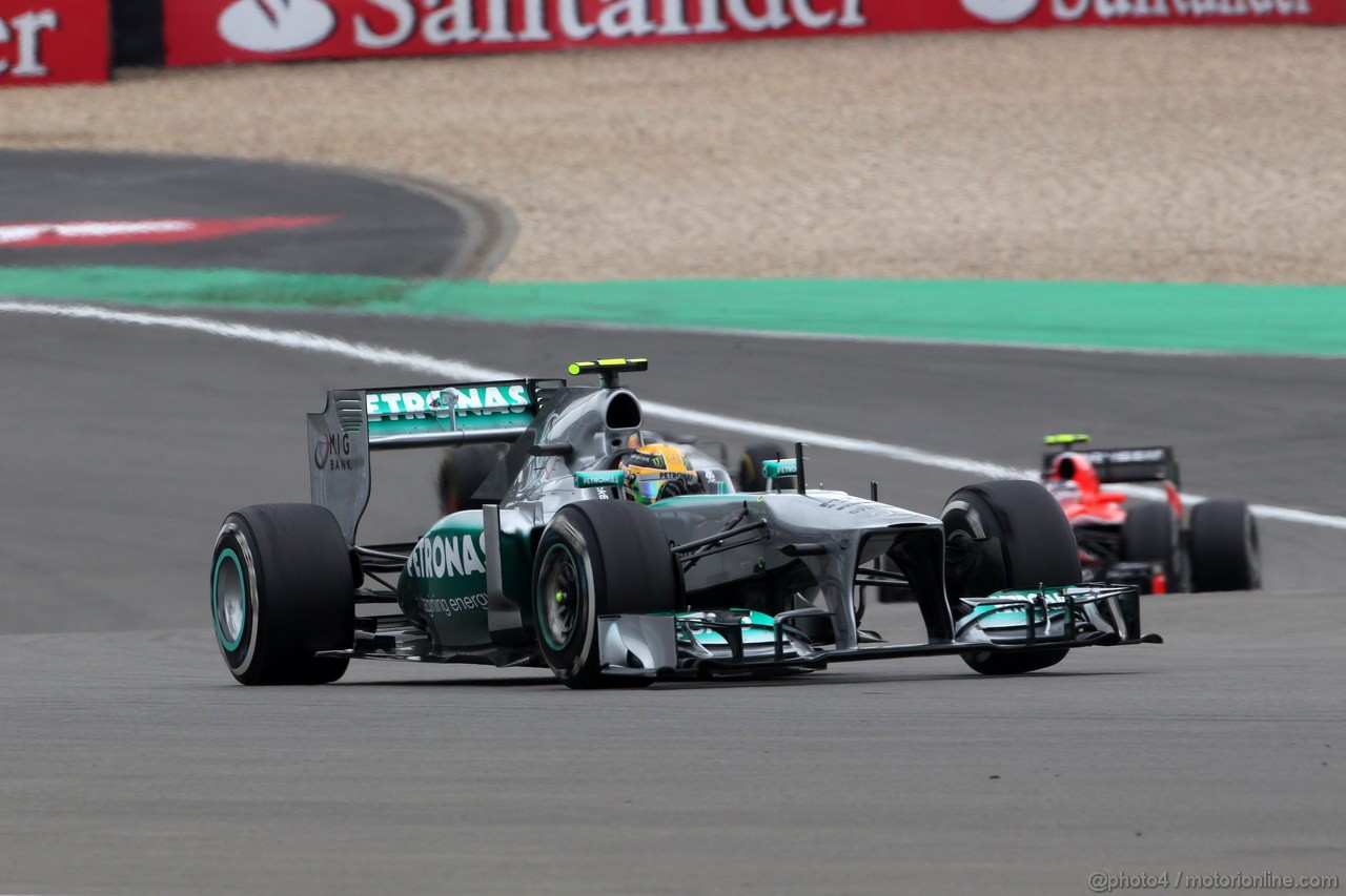 GP GERMANIA, 05.07.2013- Prove Libere 2, Lewis Hamilton (GBR) Mercedes AMG F1 W04 