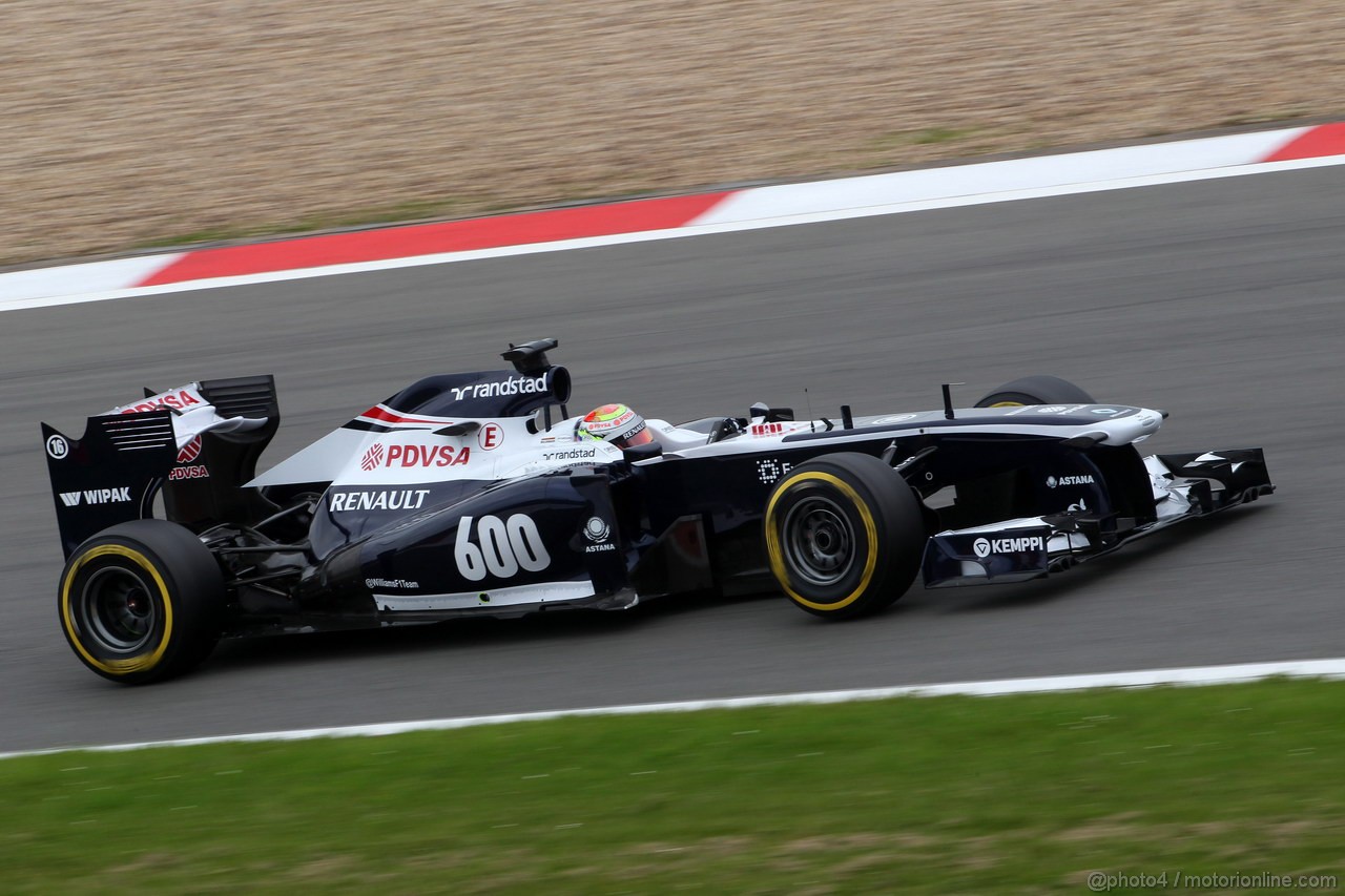 GP GERMANIA, 05.07.2013- Prove Libere 2, Pastor Maldonado (VEN) Williams F1 Team FW35 