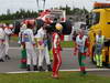 GP GERMANIA, 05.07.2013- Free Practice 1, Fernando Alonso (ESP) Ferrari F138 stopped in the track