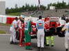 GP GERMANIA, 05.07.2013- Free Practice 1, Fernando Alonso (ESP) Ferrari F138 stopped in the track