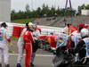 GP GERMANIA, 05.07.2013- Free Practice 1, Fernando Alonso (ESP) Ferrari F138 stopped in the track