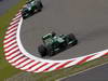 GP GERMANIA, 05.07.2013- Free Practice 1, Giedo Van der Garde (NED), Caterham F1 Team CT03 davanti a Charles Pic (FRA) Caterham F1 Team CT03 