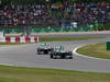 GP GERMANIA, 05.07.2013- Free Practice 2, Lewis Hamilton (GBR) Mercedes AMG F1 W04 davanti aNico Rosberg (GER) Mercedes AMG F1 W04 