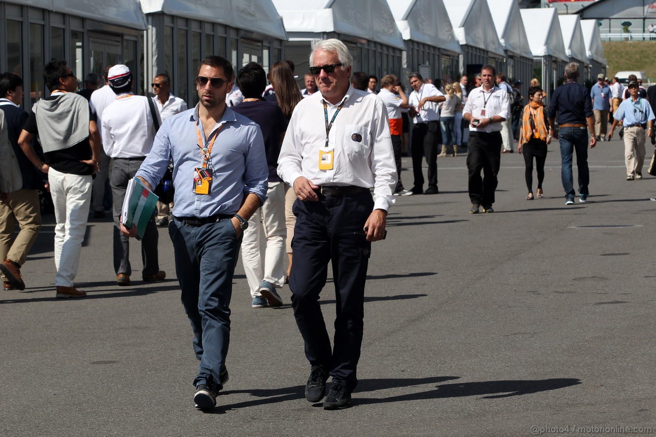 GP GIAPPONE, 13.10.2013- Charlie Whiting (GBR), Gara director e safety delegate  