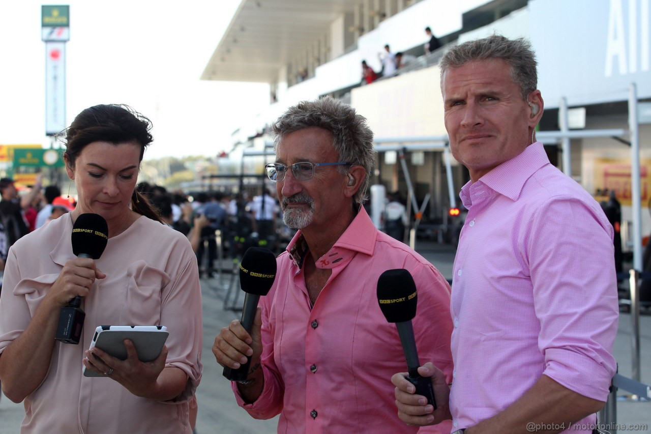 GP GIAPPONE, 13.10.2013- (L_R) Eddie Jordan e David Coulthard (GBR) e 