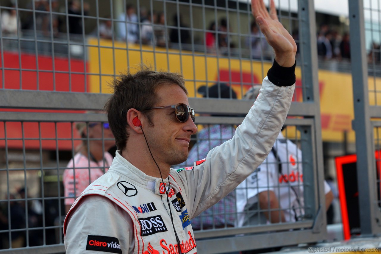 GP GIAPPONE, 13.10.2013- Gara, Jenson Button (GBR) McLaren Mercedes MP4-28 