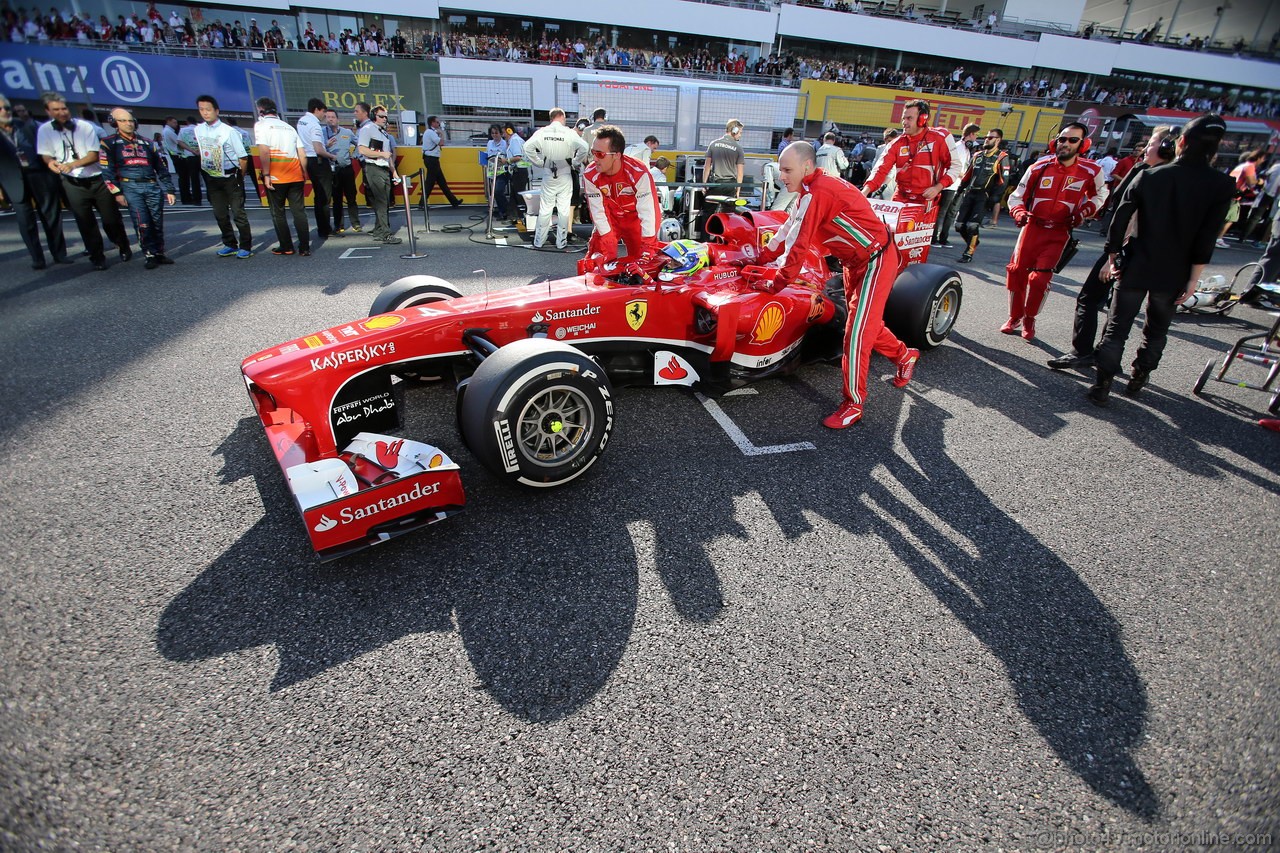 GP GIAPPONE, 13.10.2013- Gara, Felipe Massa (BRA) Ferrari F138 