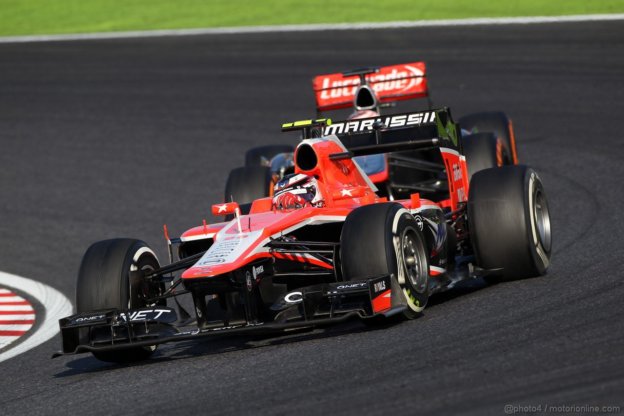 GP GIAPPONE, 13.10.2013- Gara, Max Chilton (GBR), Marussia F1 Team MR02 