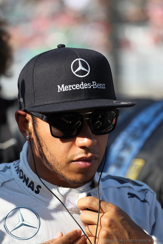 GP GIAPPONE, 13.10.2013- Gara, Lewis Hamilton (GBR) Mercedes AMG F1 W04 