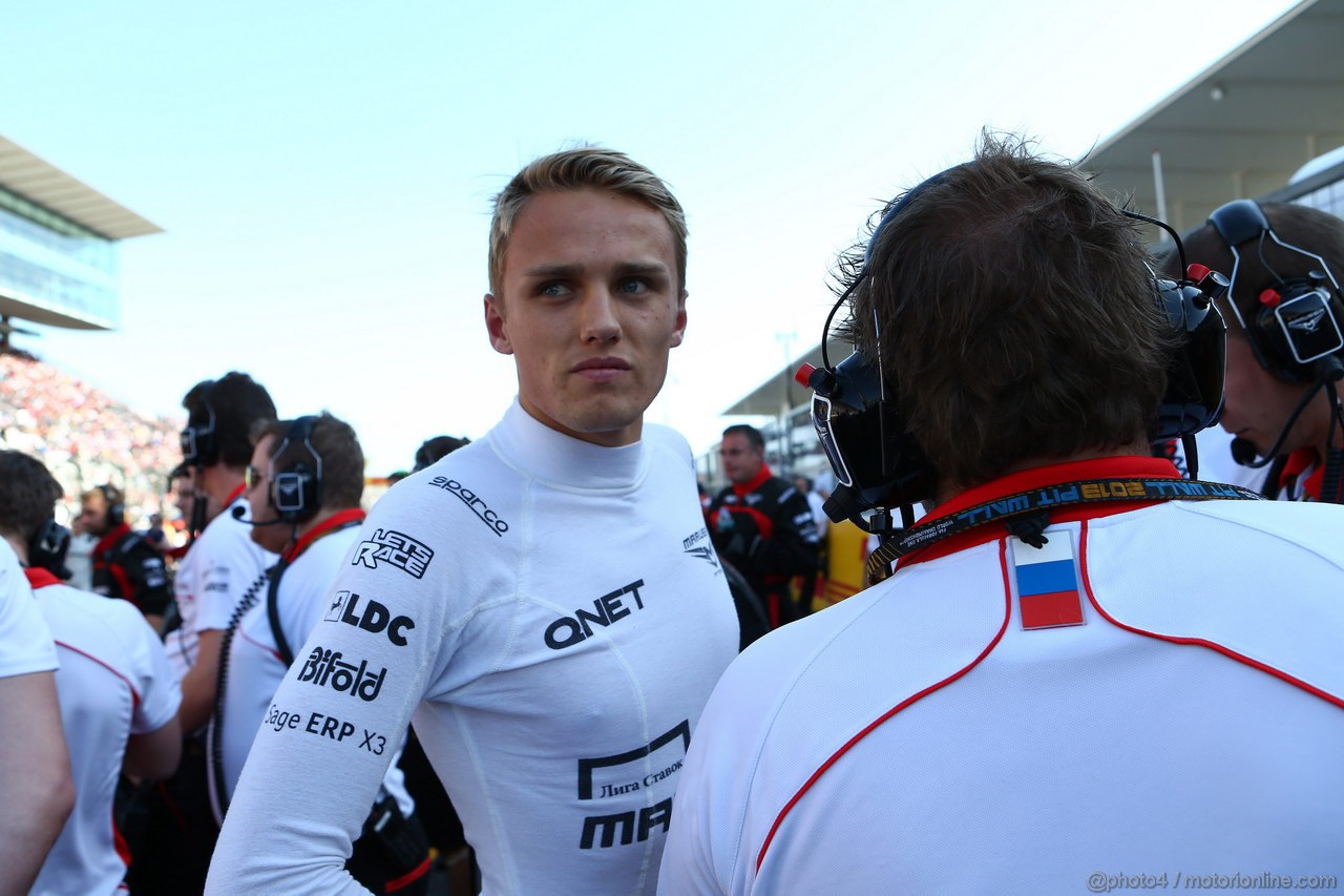 GP GIAPPONE, 13.10.2013- Gara, Max Chilton (GBR), Marussia F1 Team MR02 