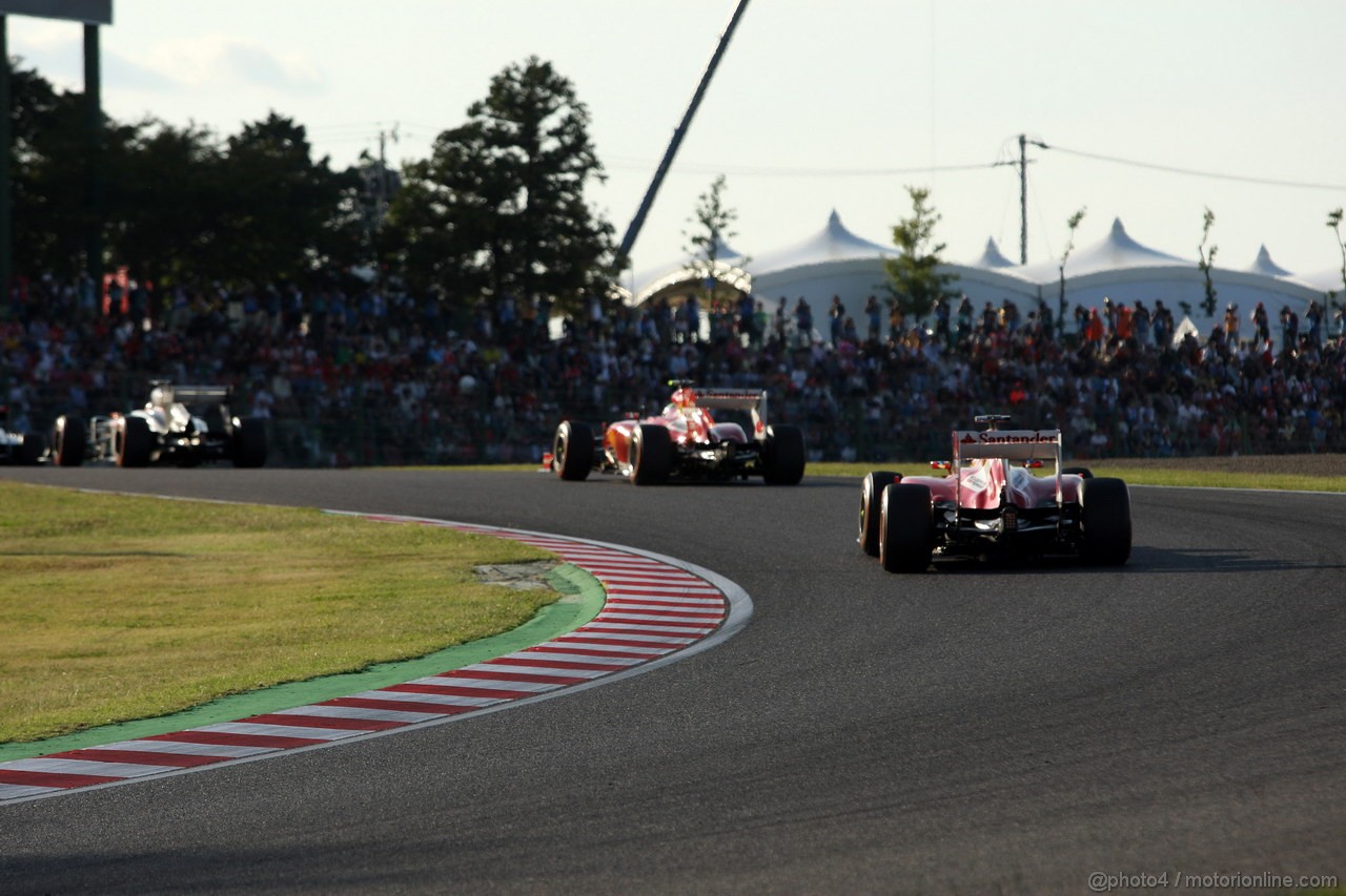 GP GIAPPONE, 13.10.2013- Gara, Fernando Alonso (ESP) Ferrari F138 