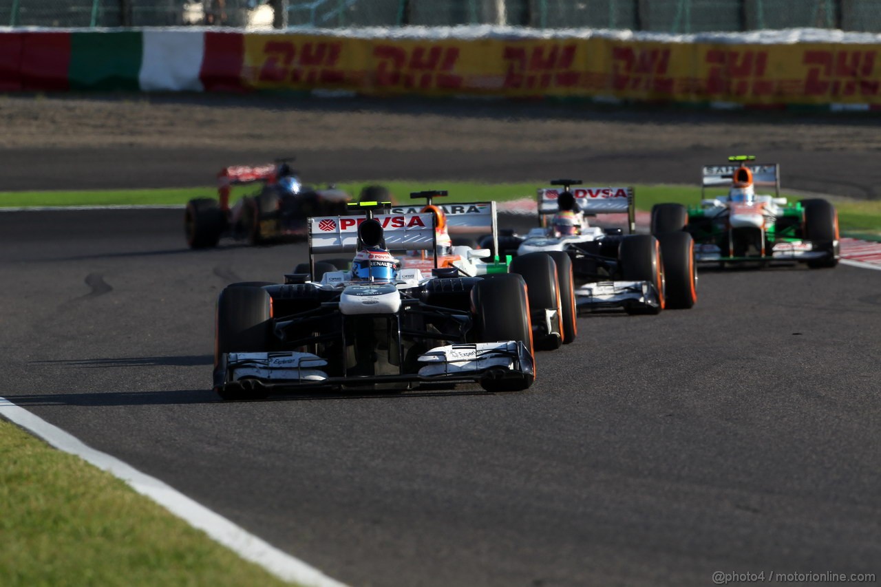 GP GIAPPONE, 13.10.2013- Gara, Valtteri Bottas (FIN), Williams F1 Team FW35 