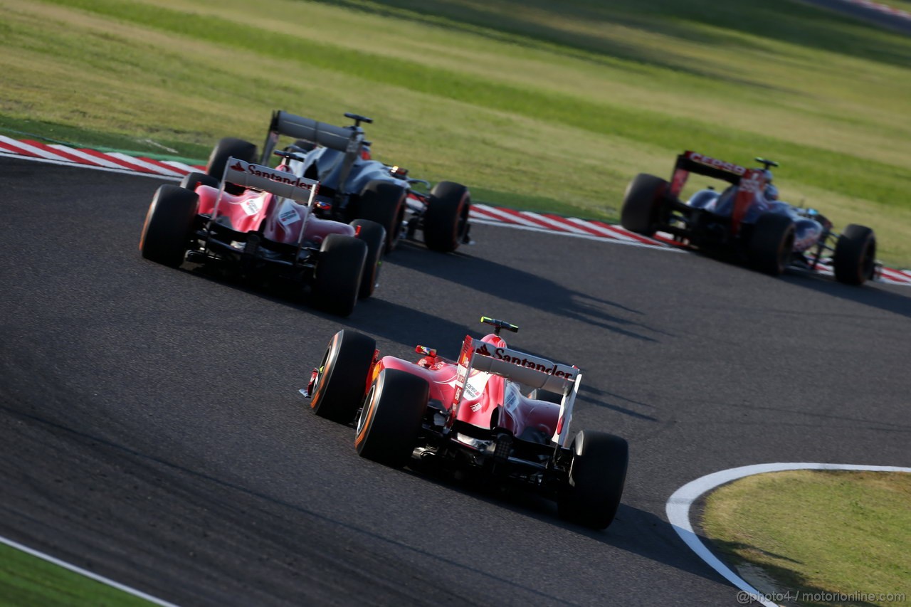 GP GIAPPONE, 13.10.2013- Gara, Felipe Massa (BRA) Ferrari F138 