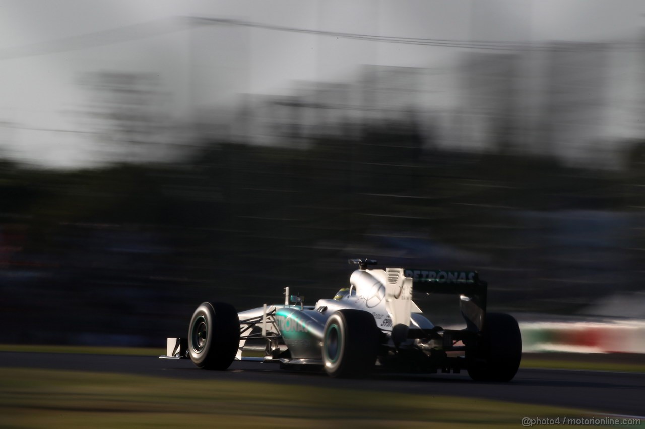 GP GIAPPONE, 13.10.2013- Gara, Nico Rosberg (GER) Mercedes AMG F1 W04 