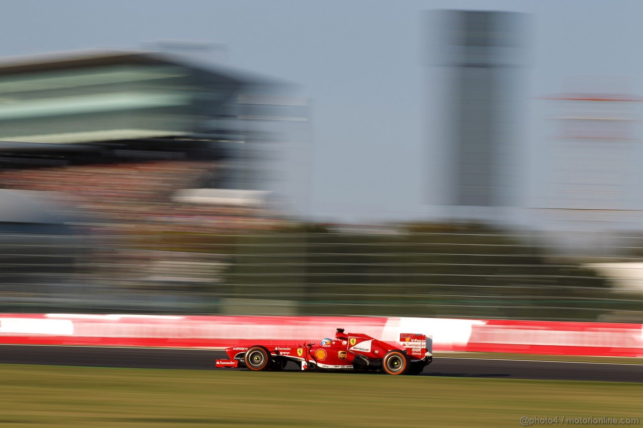 GP GIAPPONE, 13.10.2013- Gara, Fernando Alonso (ESP) Ferrari F138 