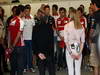 GP GIAPPONE, 13.10.2013- Drivers take part a minute of silence to Maria di Villota