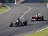 GP GIAPPONE, 13.10.2013- Gara, Nico Hulkenberg (GER) Sauber F1 Team C32 e Felipe Massa (BRA) Ferrari F138 