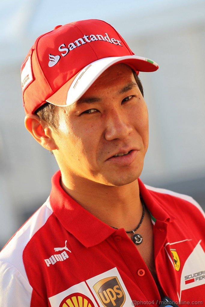 GP GIAPPONE, 10.10.2013- Kamui Kobayashi (JAP) Ferrari