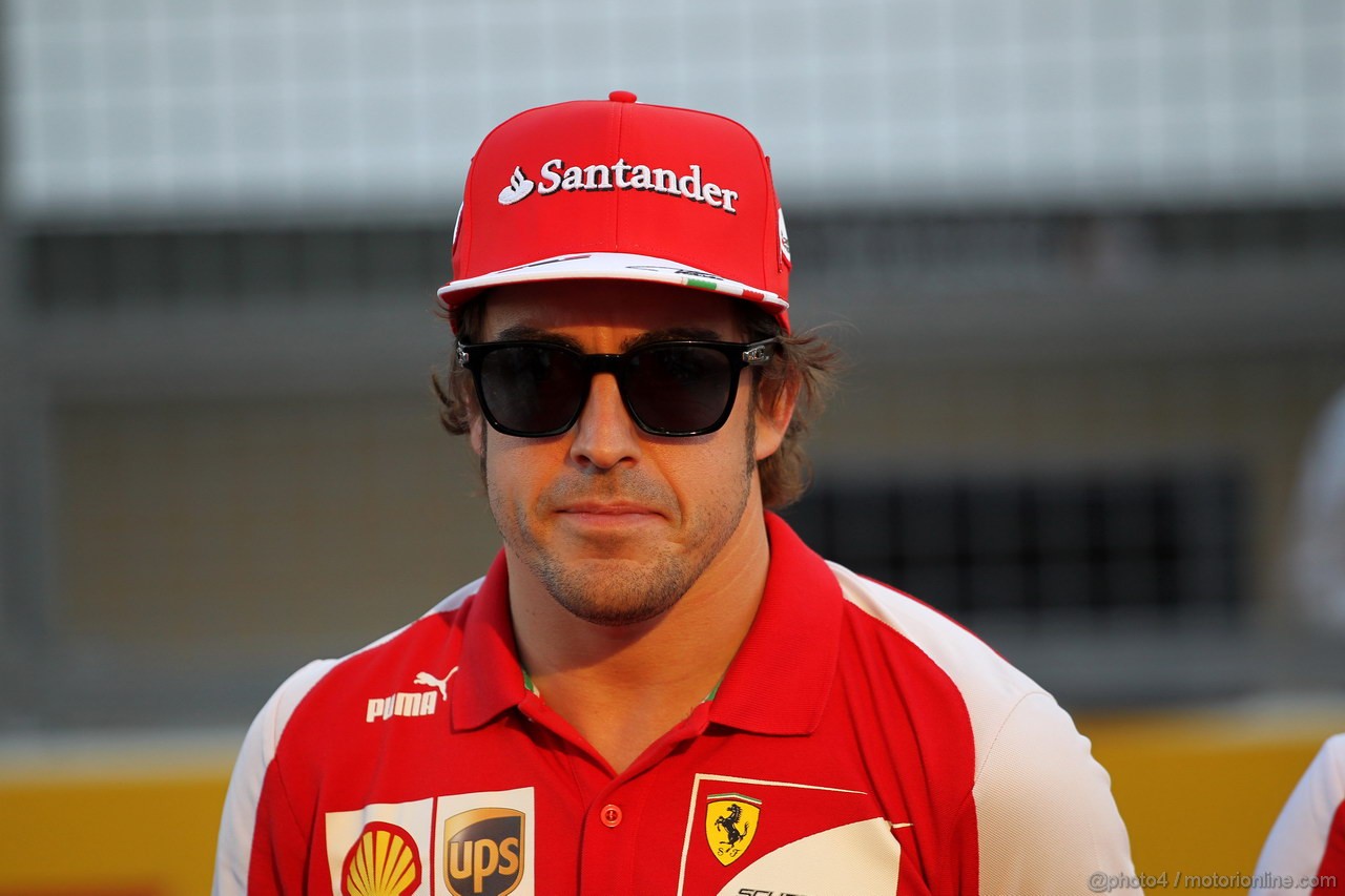 GP GIAPPONE, 10.10.2013- Fernando Alonso (ESP) Ferrari F138 