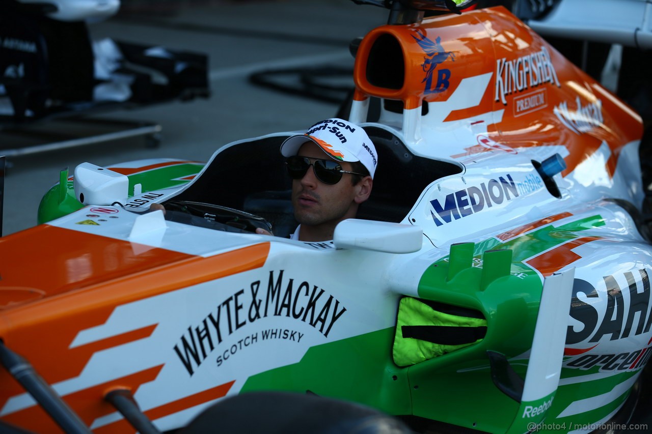 GP GIAPPONE, 10.10.2013- Adrian Sutil (GER), Sahara Force India F1 Team VJM06